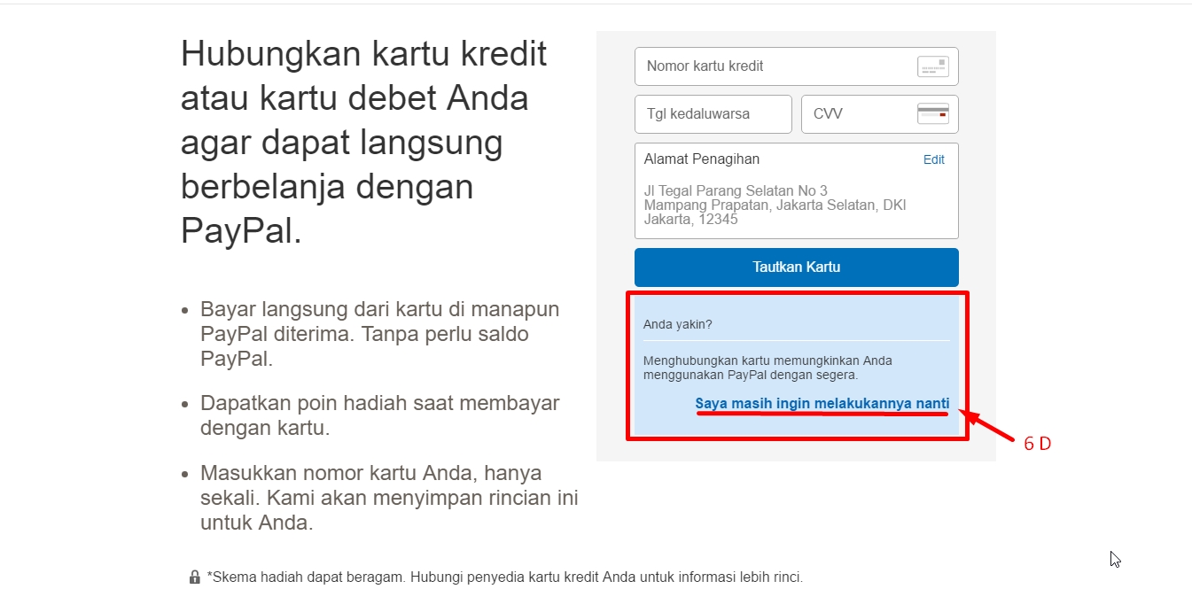 Cara Daftar Akun paypal 4b